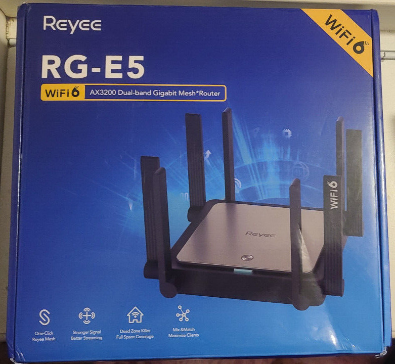 Reyee Model RG-E5 WiFi 6 3200M Dual-band Gigabit Mesh Home Router