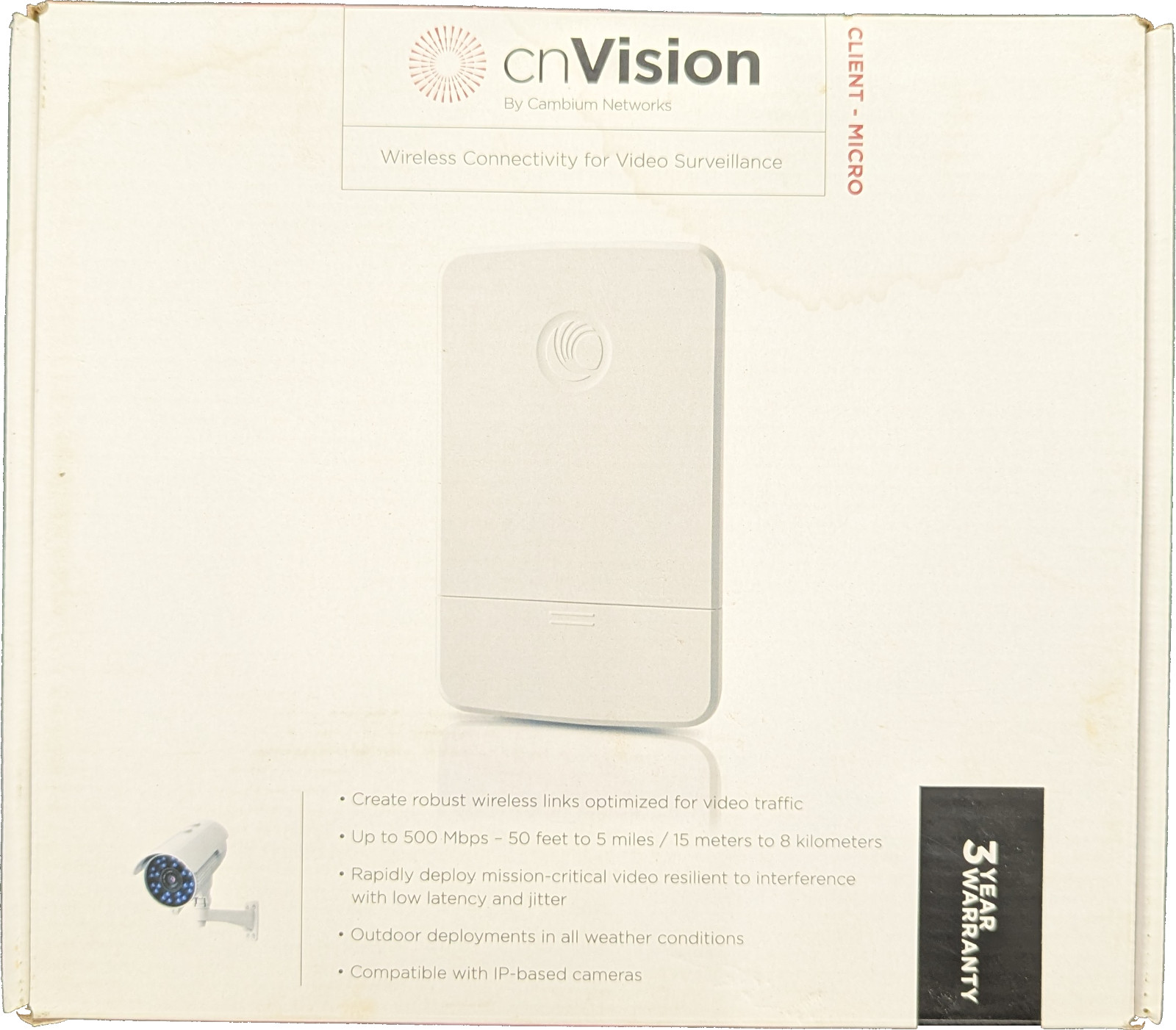 Cambium cnVision Client Micro CV-D13SPUSA-US