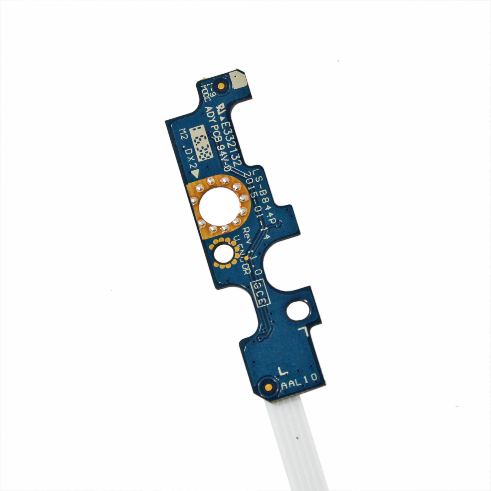 Fits DELL INSPRION 15 5551 Power Button Board W/Cable NBX0001S200 10W9N LS-B844P
