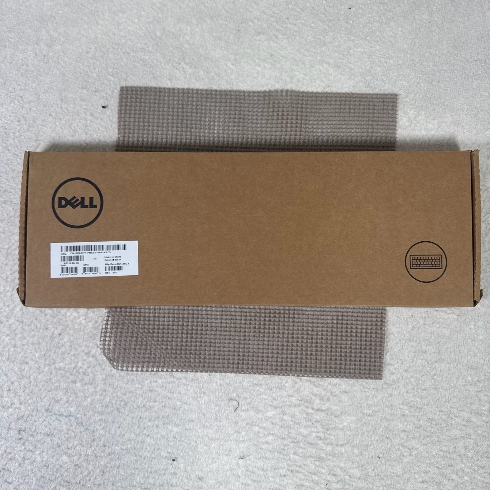 Dell KB216 Wired Keyboard Universal Black New Multimedia Chiclet USB KB216-BK-US