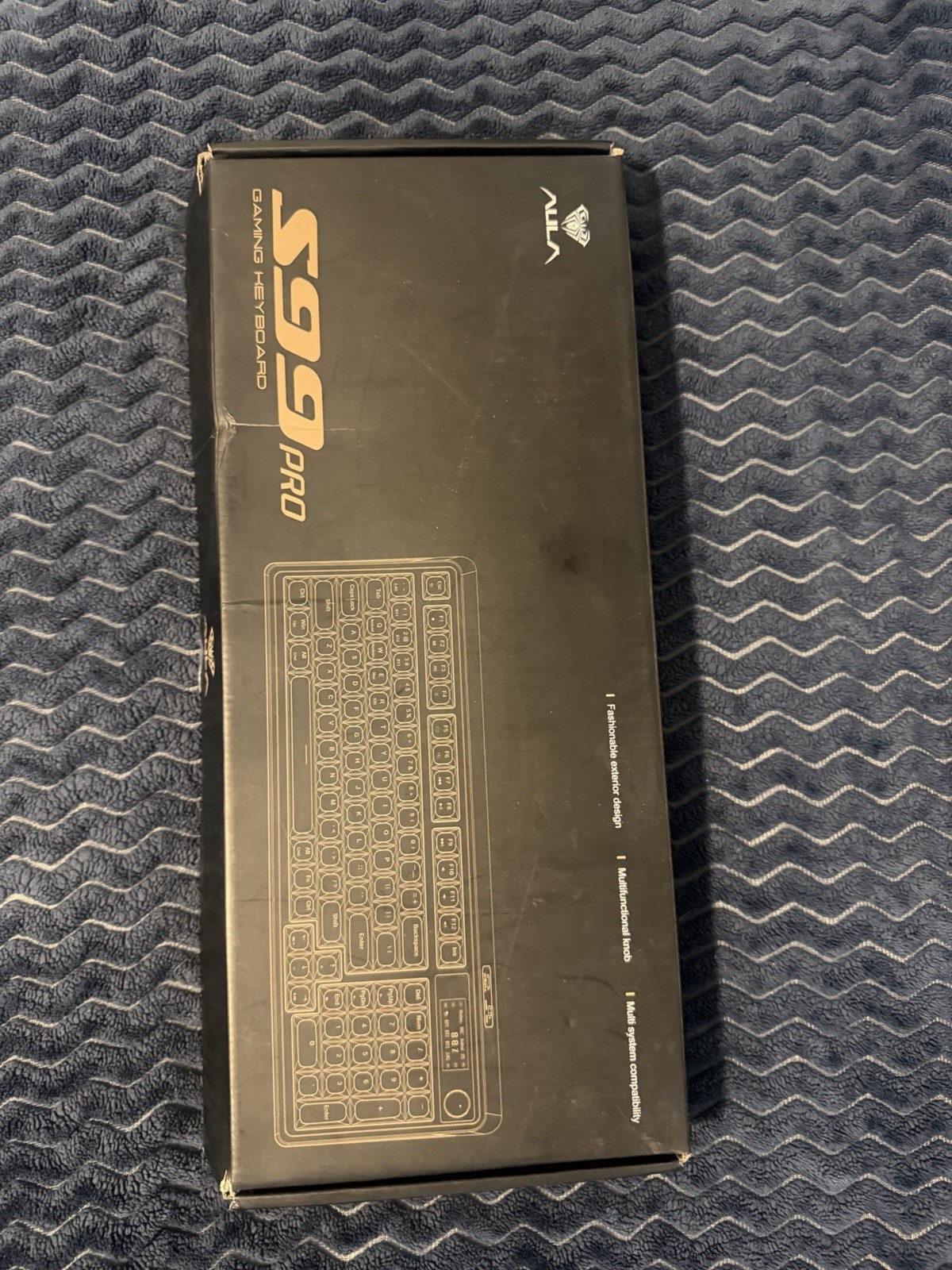 AULA S99 PRO Gaming Keyboard Wired USB QWERTY Multi-System White/Black/Gray