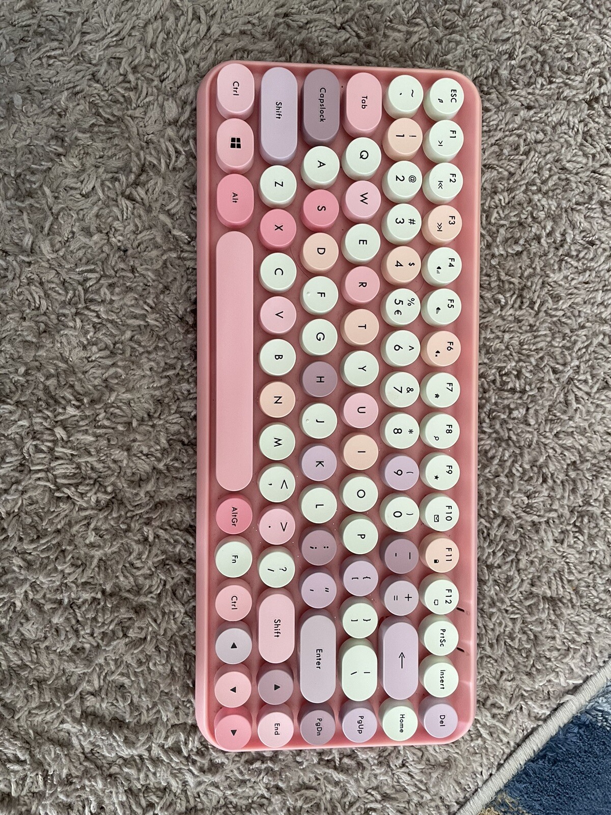 Perixx  Mini keyboard Pink . Model No. Periduo-713, Wireless 3v Power. NO MOUSE