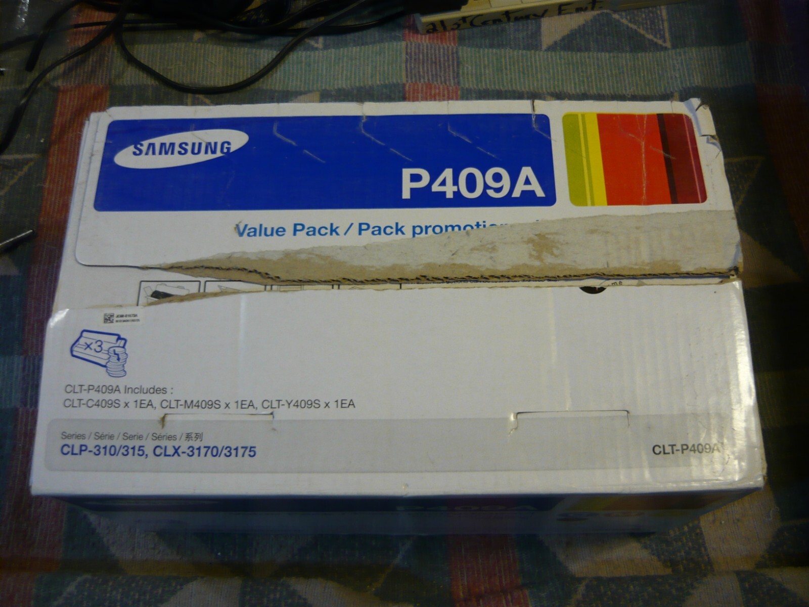 Genuine Samsung CLT-P409A Toner Value Pack CLT-C409S CLT-M409S & CLT-Y409S -NEW