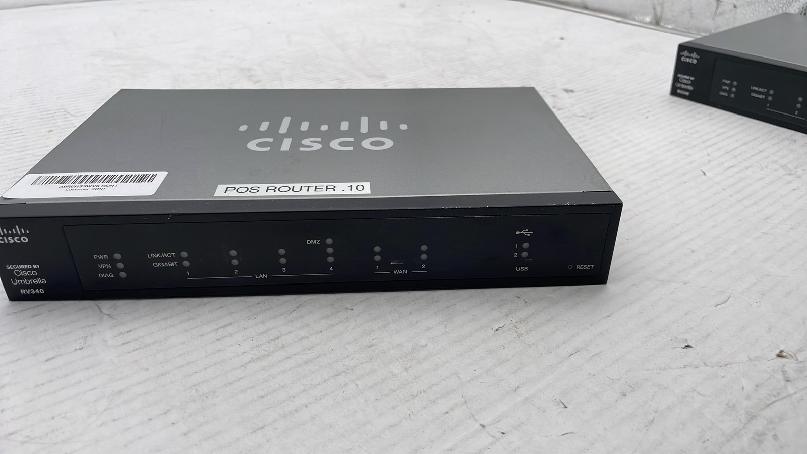 Cisco RV340 Dual WAN 4-Port Enterprise Appliance Gigabit VPN Security Router