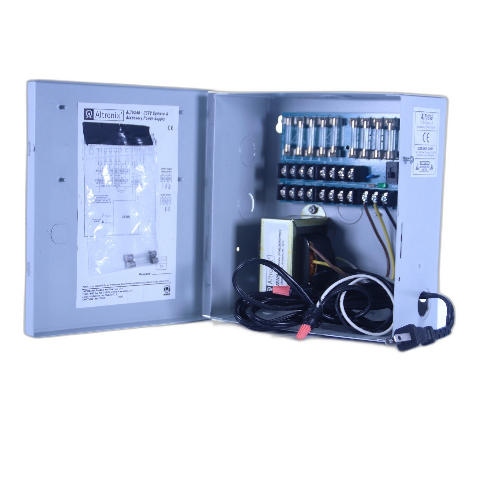 Altronix ALTV248 8-Output CCTV Camera & Accessory Power Supply 24VAC