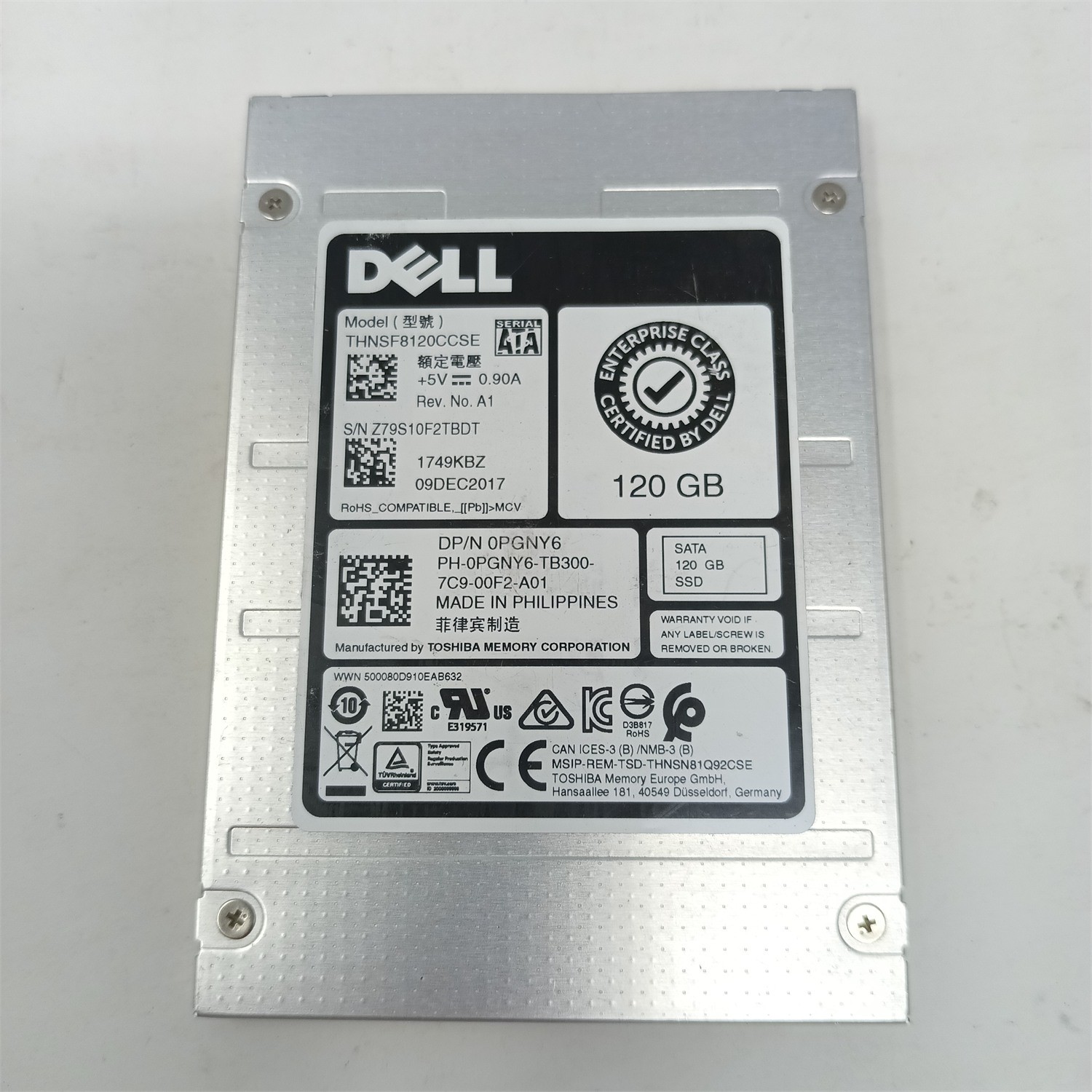 Ata THNSF8120CCSE 120GB 2.5" SATA III SSD - Tested