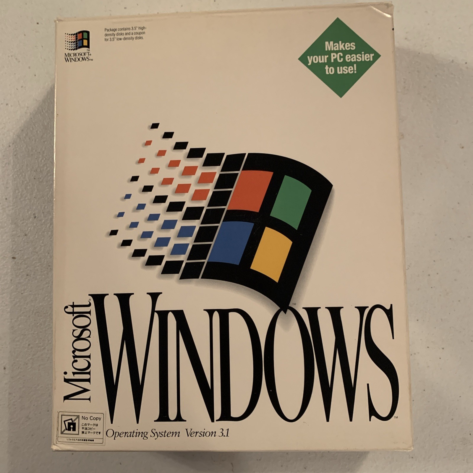 MICROSOFT WINDOWS OPERATING SYSTEM VERSION 3.1