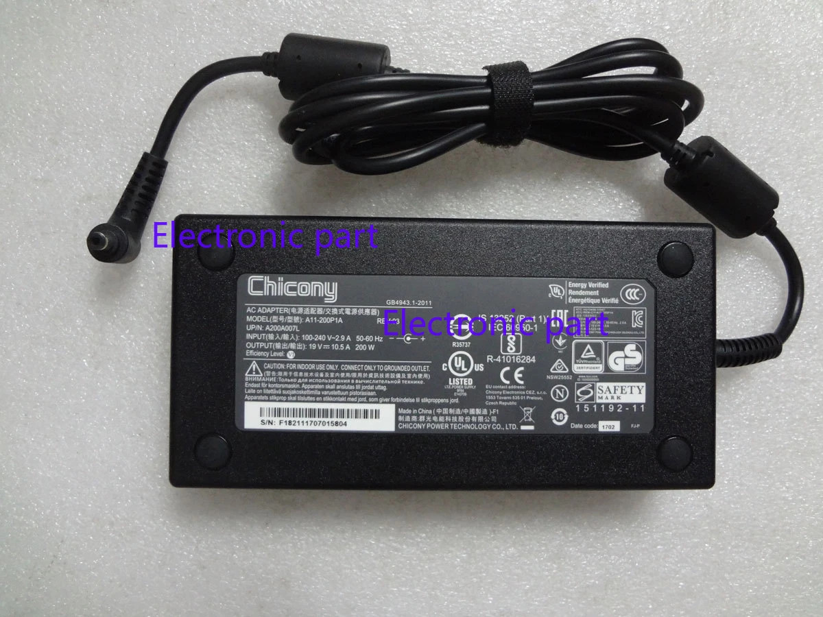NEW 19V 10.5A Chicony 200W A11-200P1A For Gigabyte Aorus X5 v7-KL4K3D