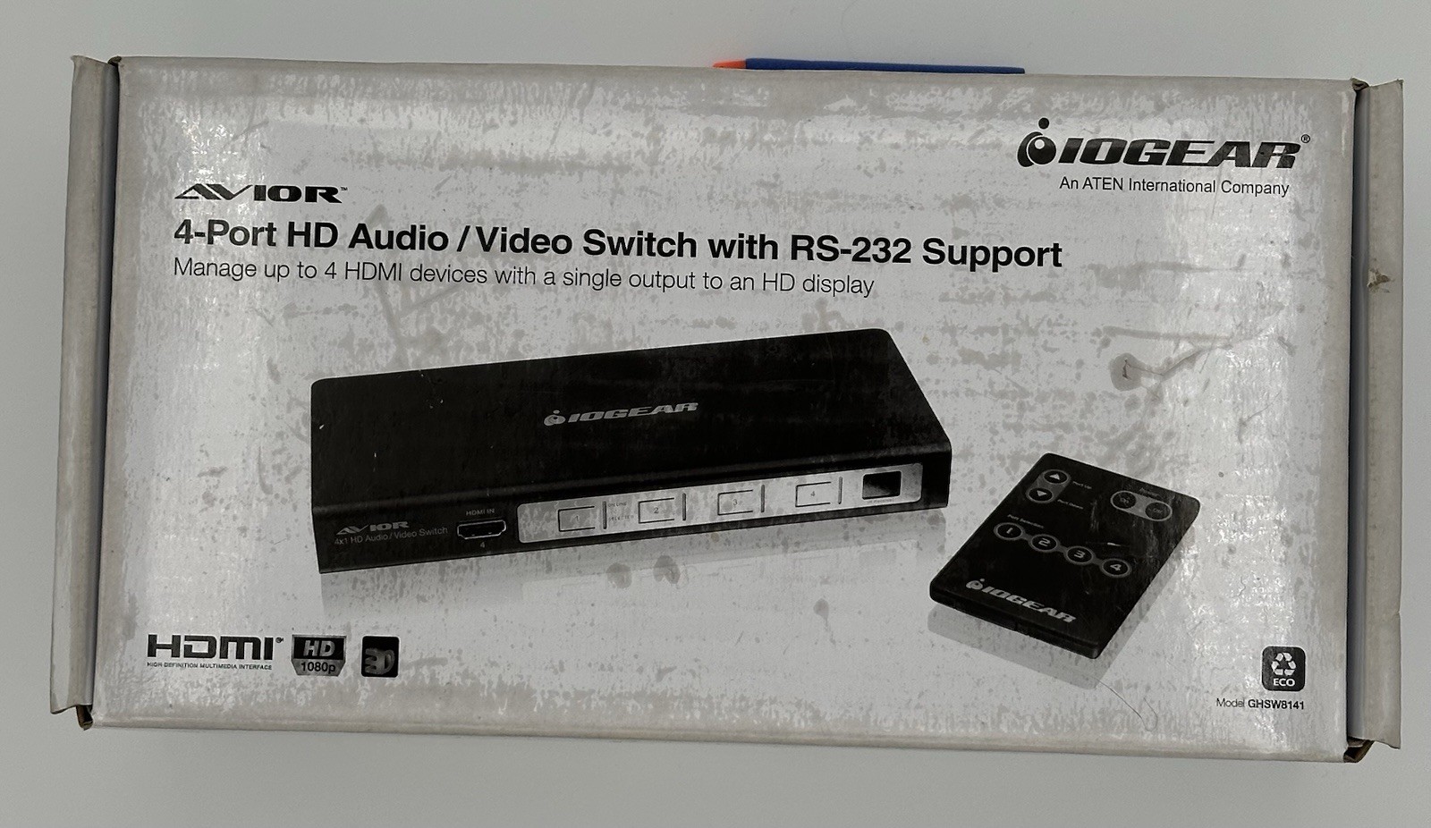 Avior IOGEAR 4-Port HDMI Switch with RS-232 Support