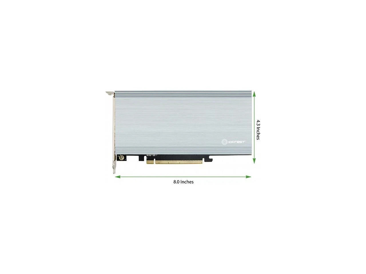 SYBA SI-PEX40161 PCI-Express 3.0 x16 PCI-Express Quad M.2 PCIe 3.0 x4 PCIe x16
