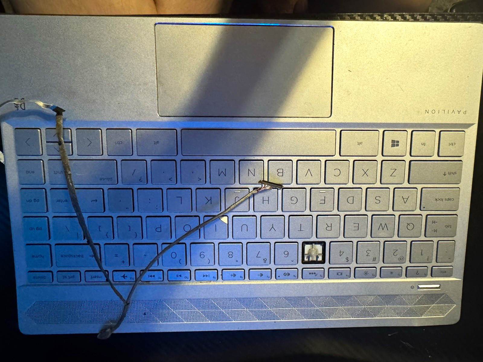 HP Pavilion Full Keyboard Replacement QWERTY Standard Layout Silver