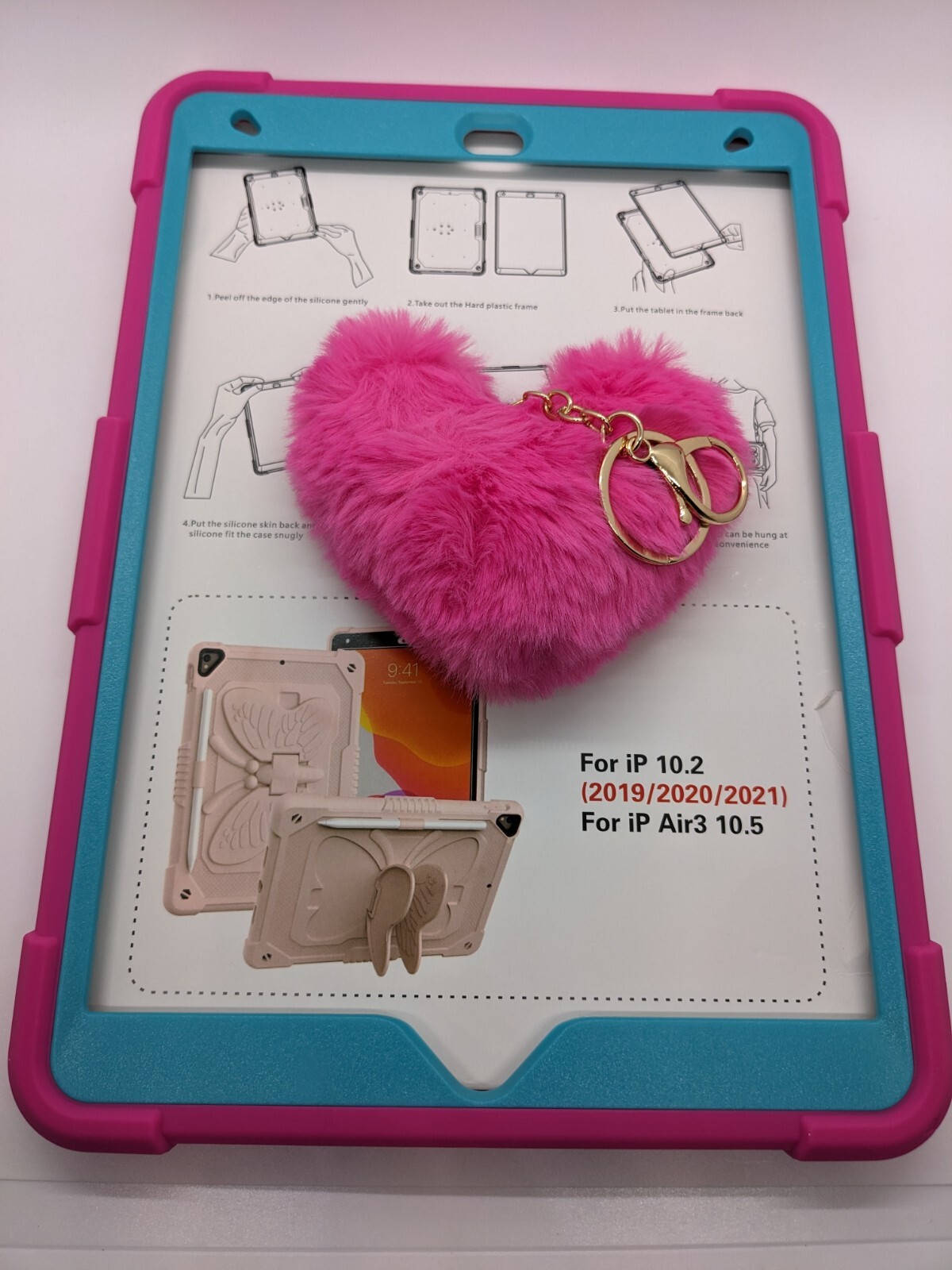 Butterfly Style/Stand Ipad Air 3 case for 2019/2020/2021 for 10.2' and 10.5'