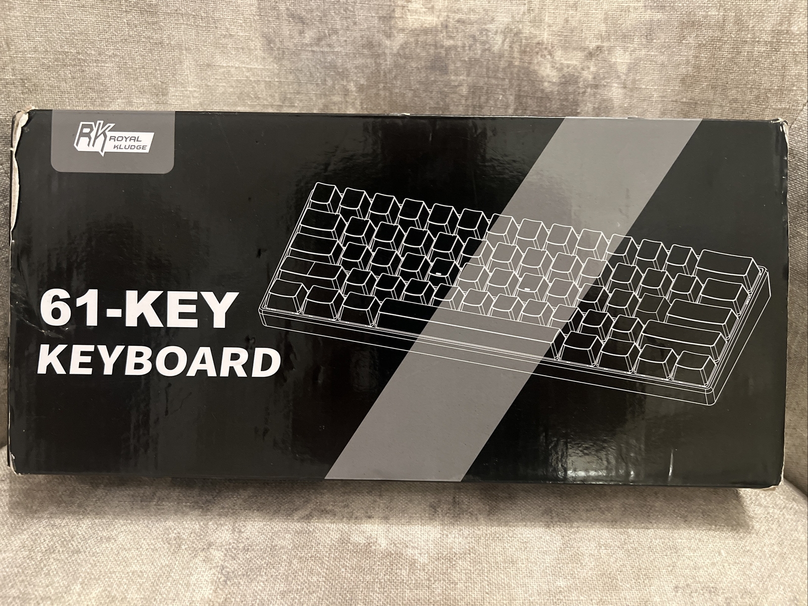 RK ROYAL KLUDGE RK61 60% Mechanical Gaming Keyboard RGB Backlit Red Switch