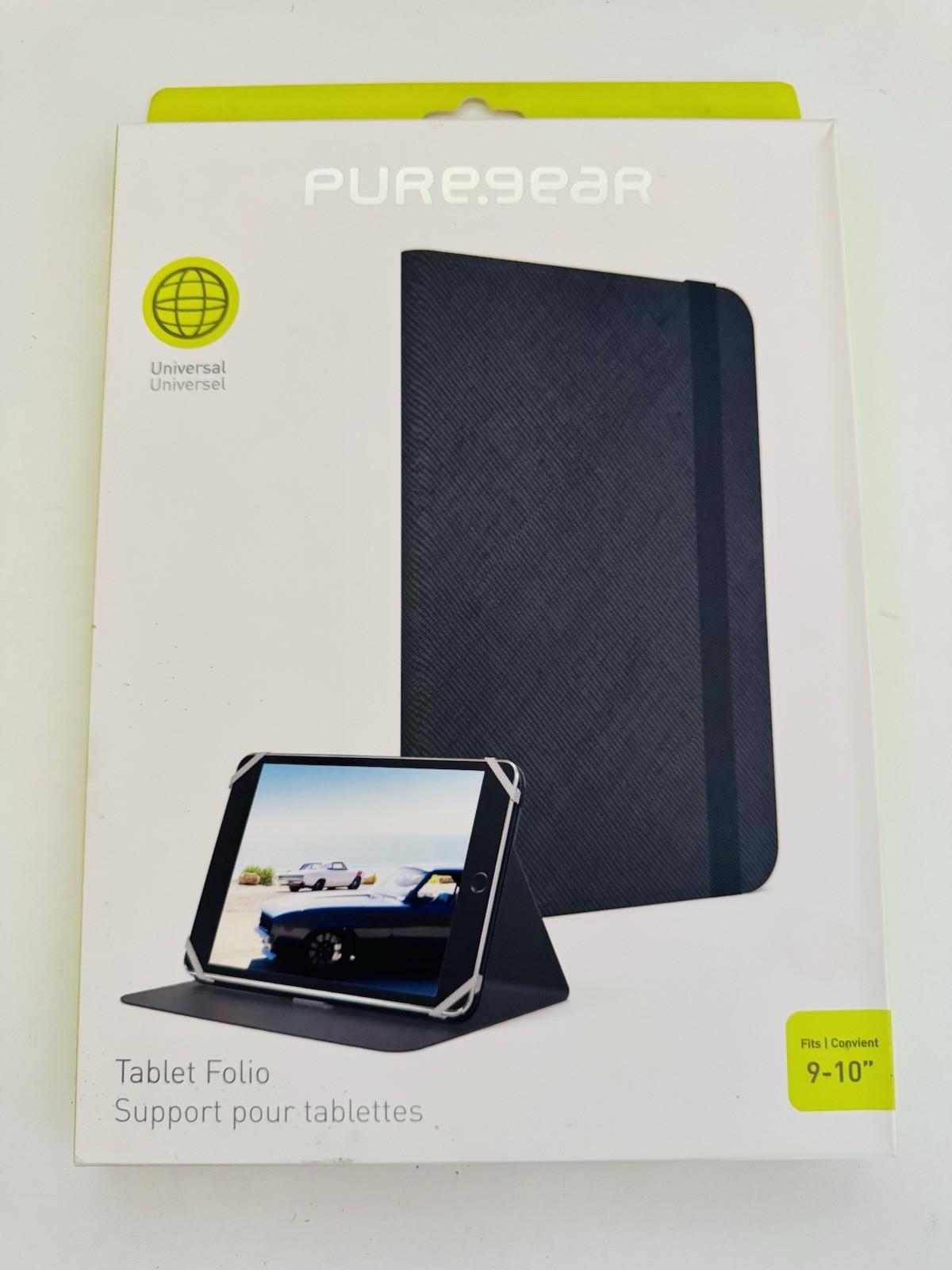 PureGear Universal Tablet Folio case for 9-10 inch Tablets
