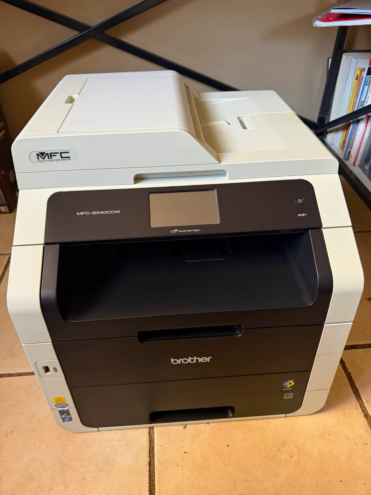Brother MFC-9340CDW Color Laser All-in-One Wireless Touchscreen Copier Fax