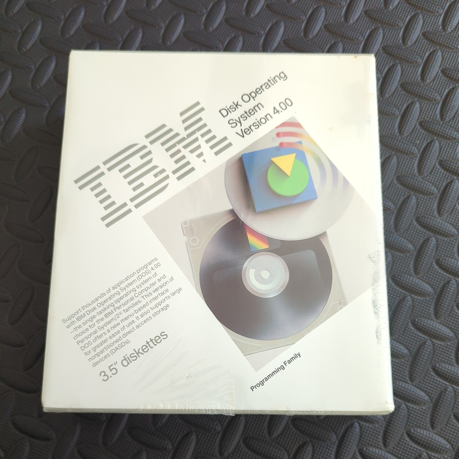 Vintage IBM DOS Disk Operating System 4.0 - 3.5 " disks - New NIB Shrink Wrapped