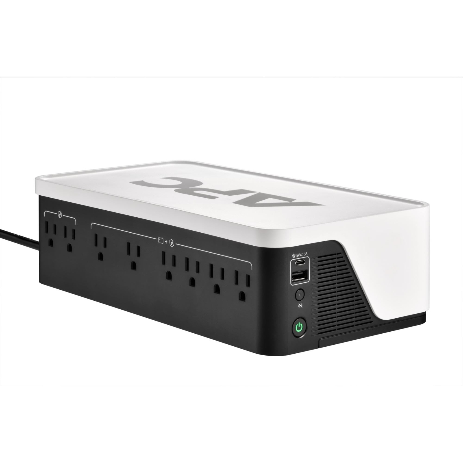 APC UPS Battery Backup, 1050VA UPS with 6 Backup Battery Outlets, Type C USB ...