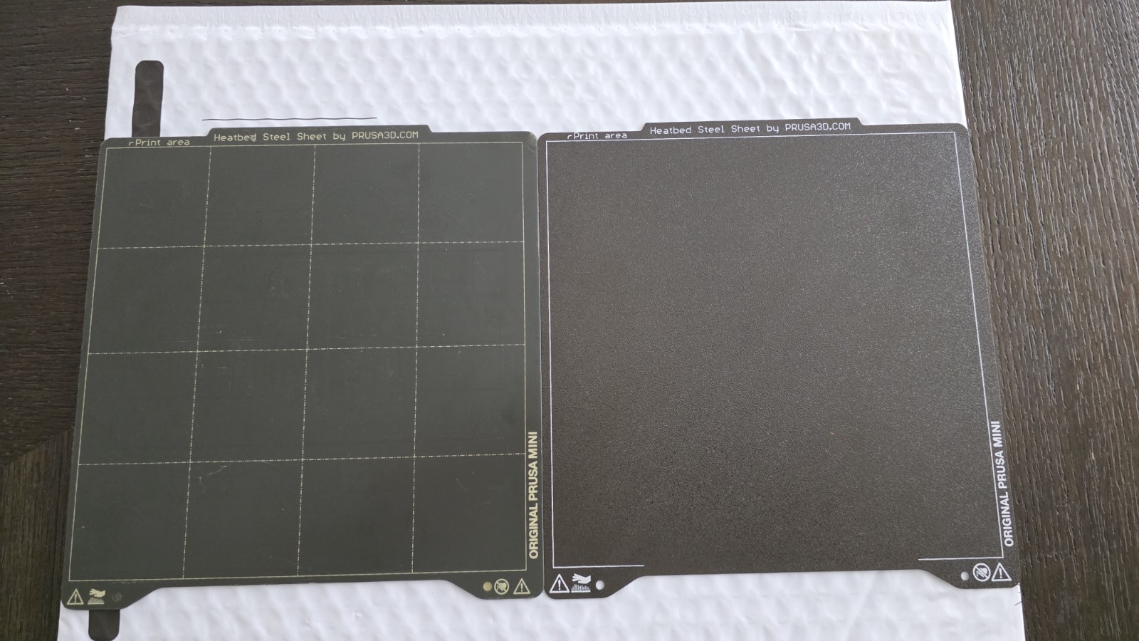 Genuine Original Prusa MINI / MINI+ Spring Steel Sheets - Smooth & Textured PEI
