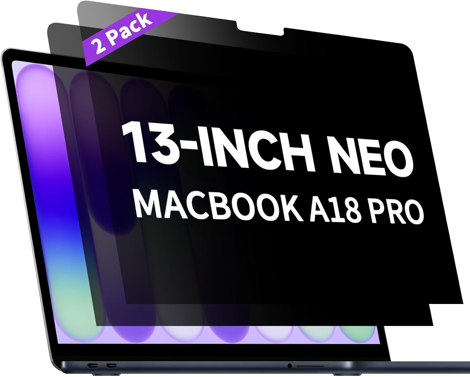 2-Pack Privacy Screen Protector for MacBook Neo 13-Inch A18 Pro – Matte Shield