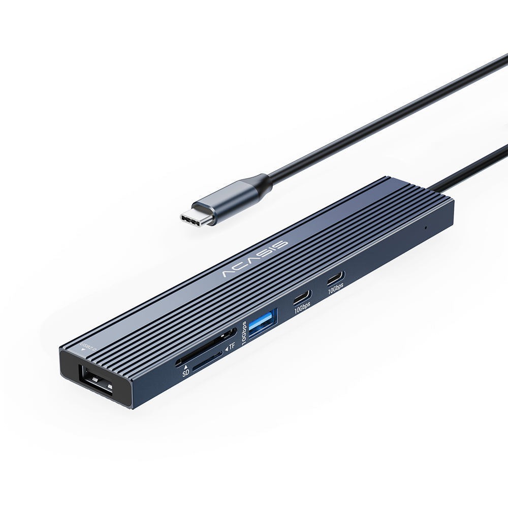 ACASIS USB-C Dock 10Gbps PD100W Dual USB-C SD TF DP 4K for MacBook