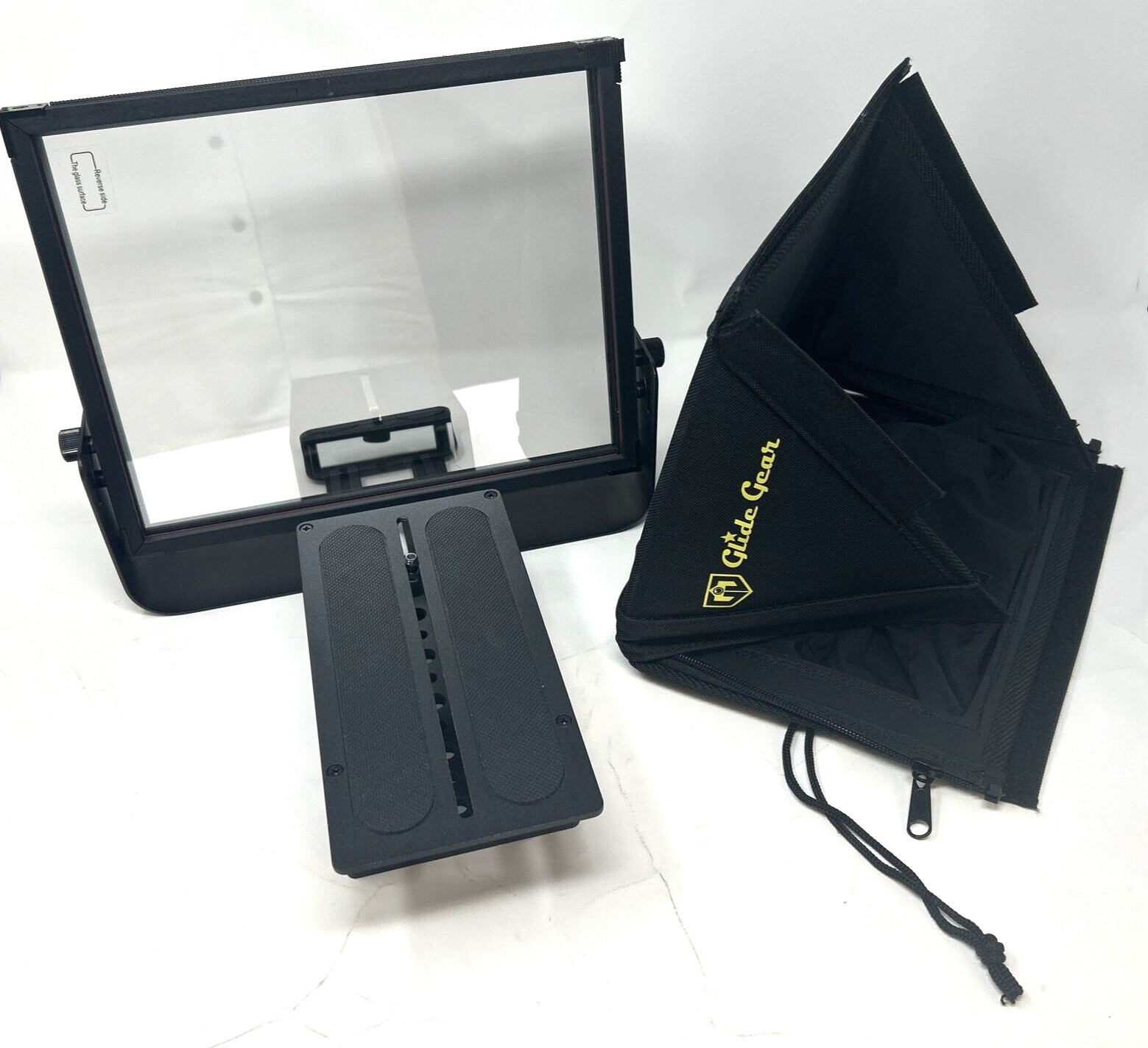 Glide Gear TMP100 Tablet iPad DSLR Video Camera Teleprompter Kit 70/30 Glass 