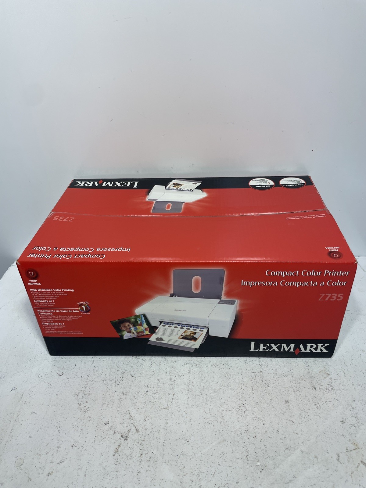 NEW SEALED Lexmark Z735 Compact Color Jet USB Wired Printer