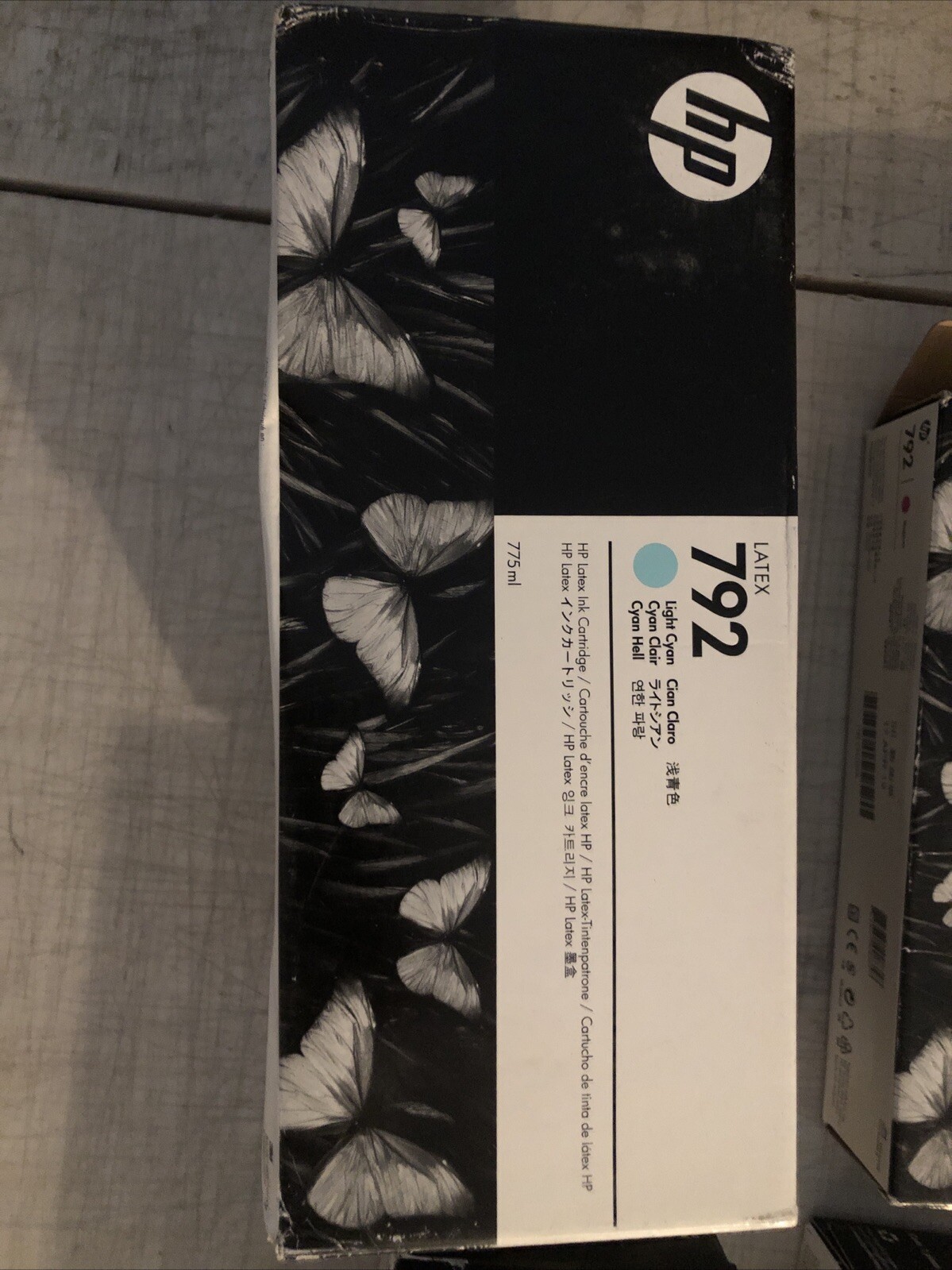 HP 792 Lt. Cyan 775ML Ink Cartridge Designjet L26500 L28500 210 260 280 2/19