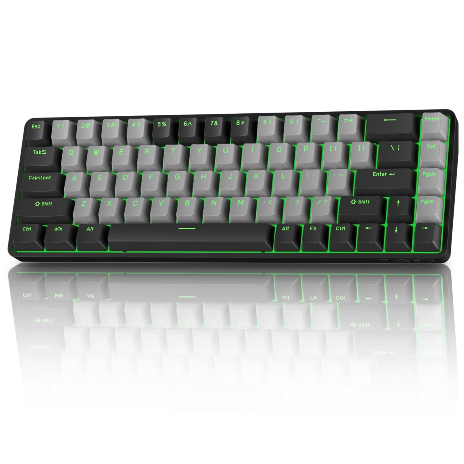 TMKB T68 60% Wireless Mechanical Gaming Keyboard, Tri-Mode BT5.0/2.4GHz/USB-C...