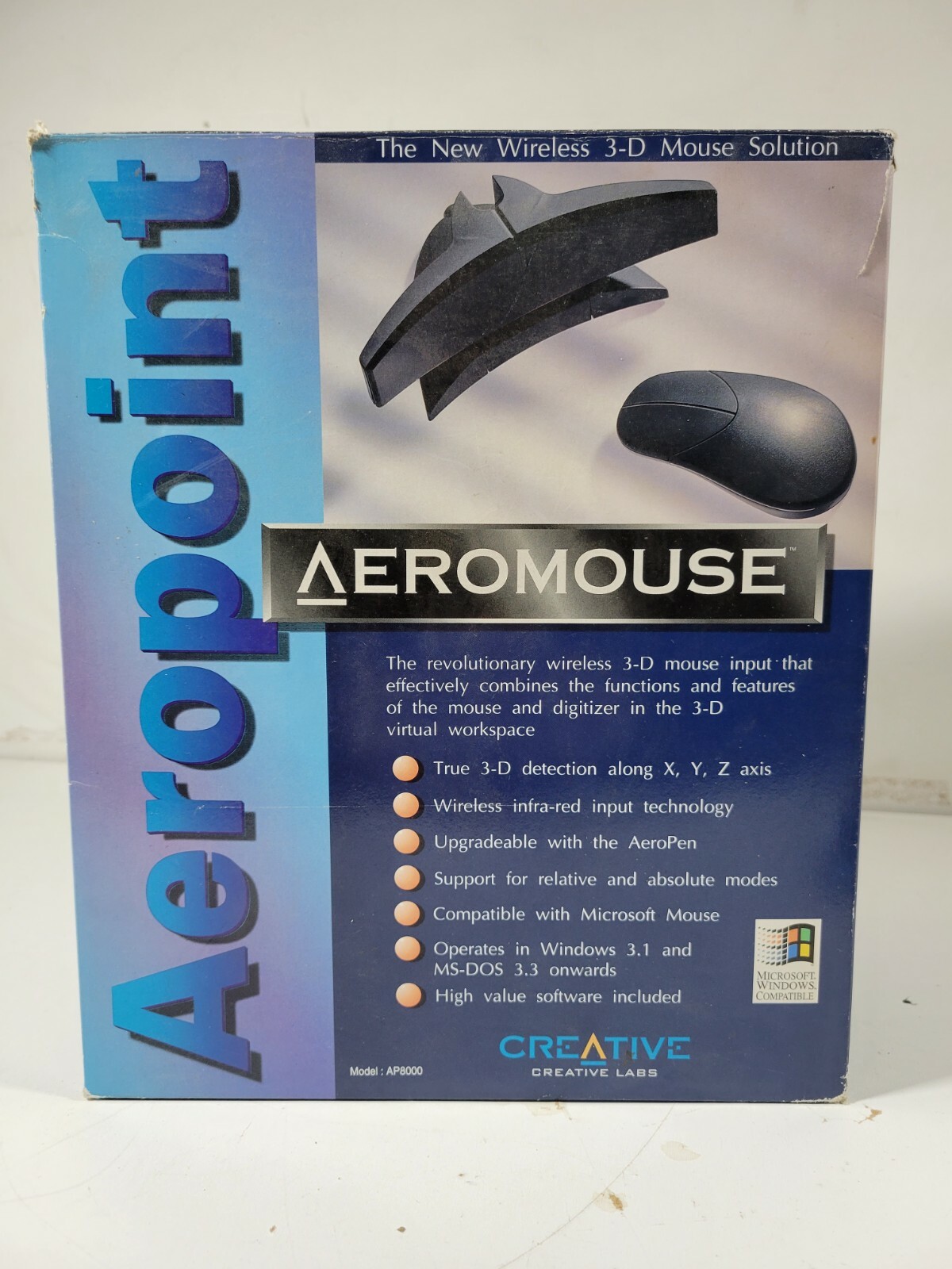 Vintage AeroMouse  Creative Labs 3D mouse