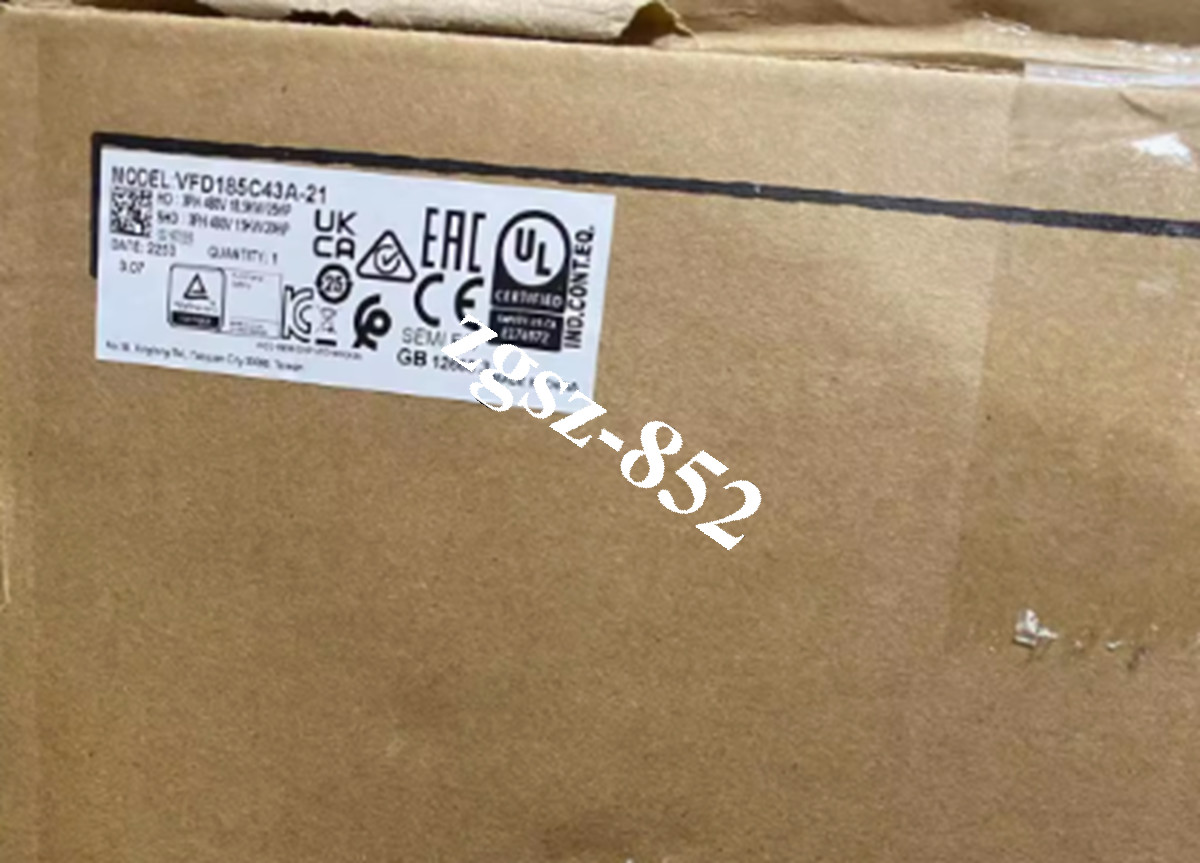 DELTA INVERTER FREQUENCY CONVERTER VFD185C43A-21 New Fast Shipping FedEx or DHL