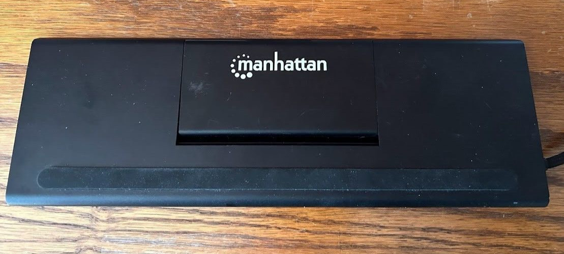 153478 Manhattan USB-C Dock/Hub with Card Reader and MST, Ports (x9): ~D~