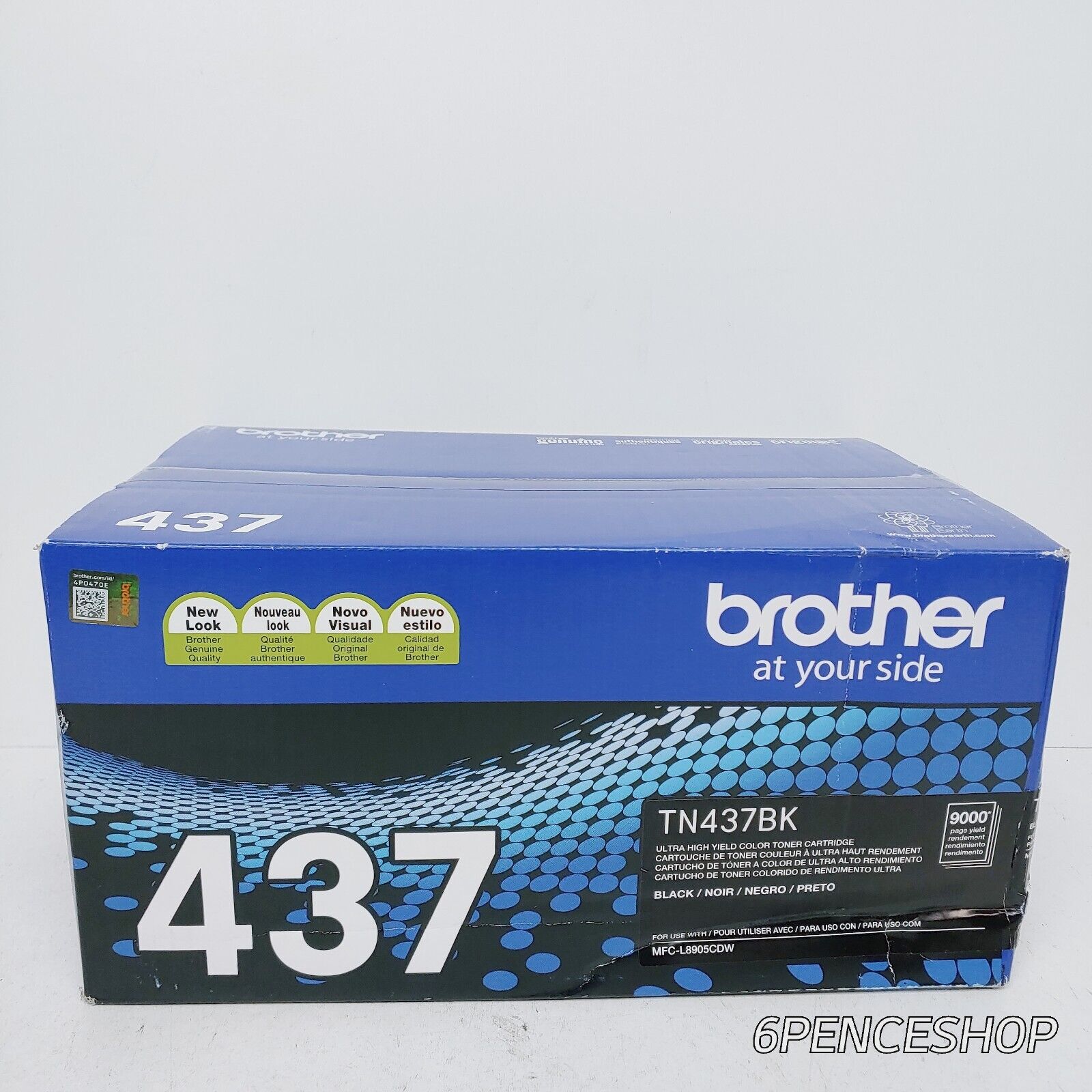 *Imperfect Box* Brother TN437BK Black Ultra High-Yield Toner Cartridge