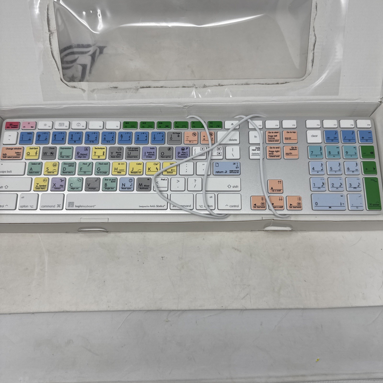 LogicKeyboard Sibelius 7 Mac OSX Shortcut Advance Line LKBU-SIB-AM89-US