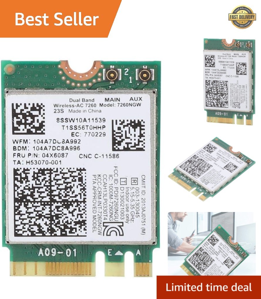 Upgrade Your Connectivity: 867Mbps Dual-Band Network Card for ThinkPad Series