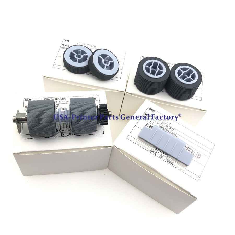 20SET PA03450-K011/K012/K013/K014 Pick Brake Roller For Fujitsu Fi-5950 Fi-5900C
