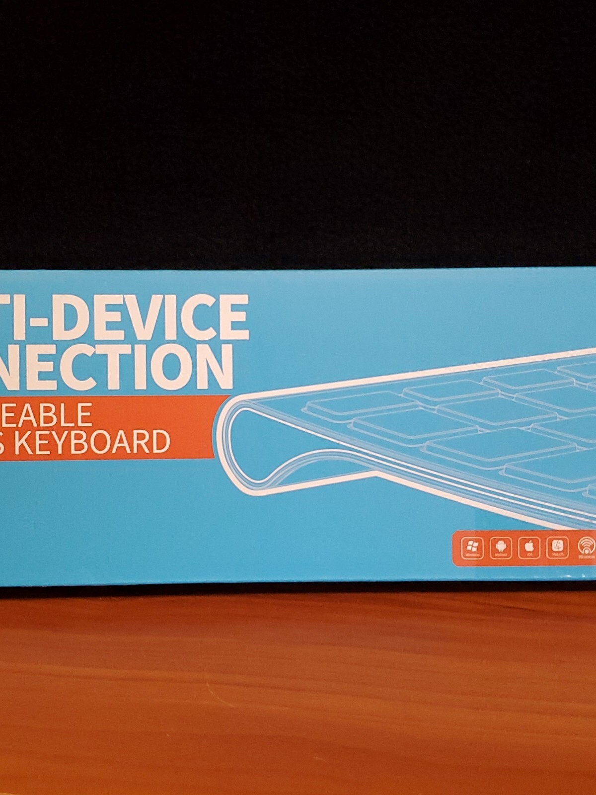 iClever IC-BK10 Keyboard Bluetooth Universal Rechargeable Ultra Slim Size White