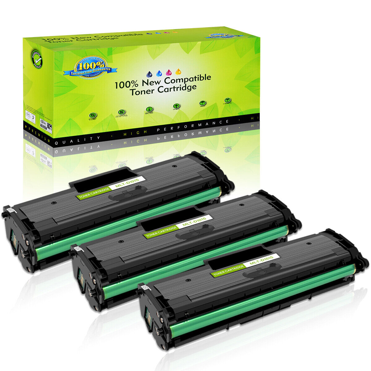 3PK MLT-D101S Toner Cartridge For Samsung ML-2160 2161 2163 ML-2168 SF-761 761P