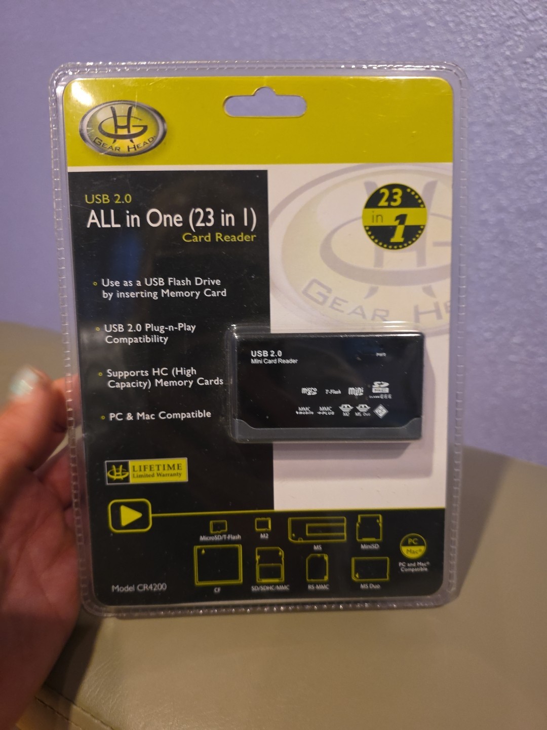 Gear Head CR4200 23-in-1 USB 2.0 Card Reader