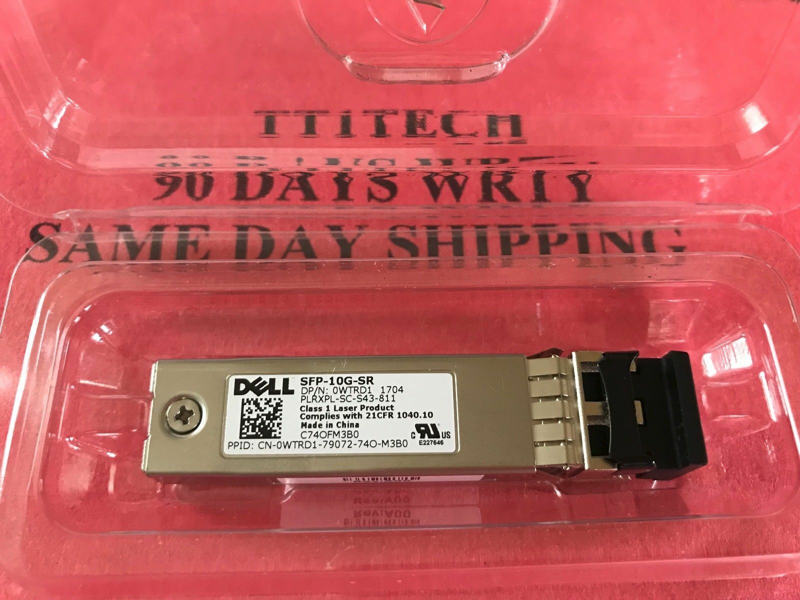  Dell GP-10GSFP-1S WTRD1 0WTRD1 10G SFP-10G-SR 10gbase-sr transceiver 200pcs 