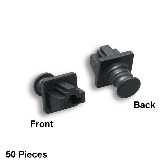 Kentek 50Pcs Pack Cat5 Cat6 RJ45 Anti-Dust Cover Port Protection Ethernet Socket