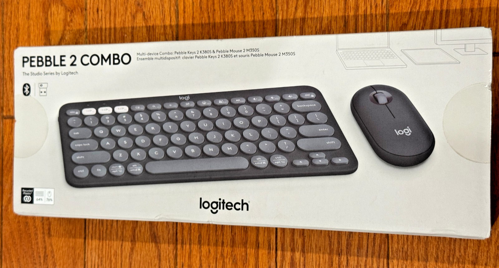 🔥NEW🔥 Logitech Pebble 2 Combo Compact Wireless Keyboard & Mouse 920-012061