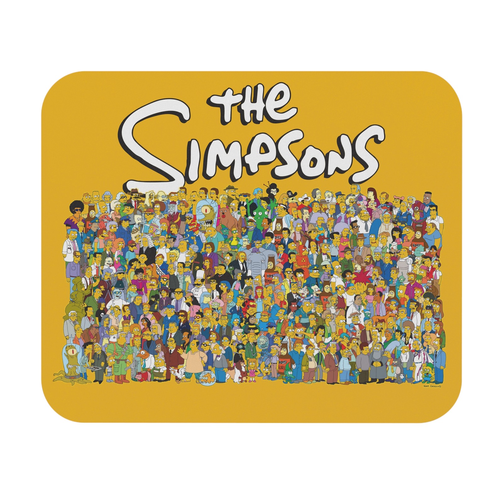 The Simpsons All Characters TV Show - Custom Design - Mouse Pad 9x8
