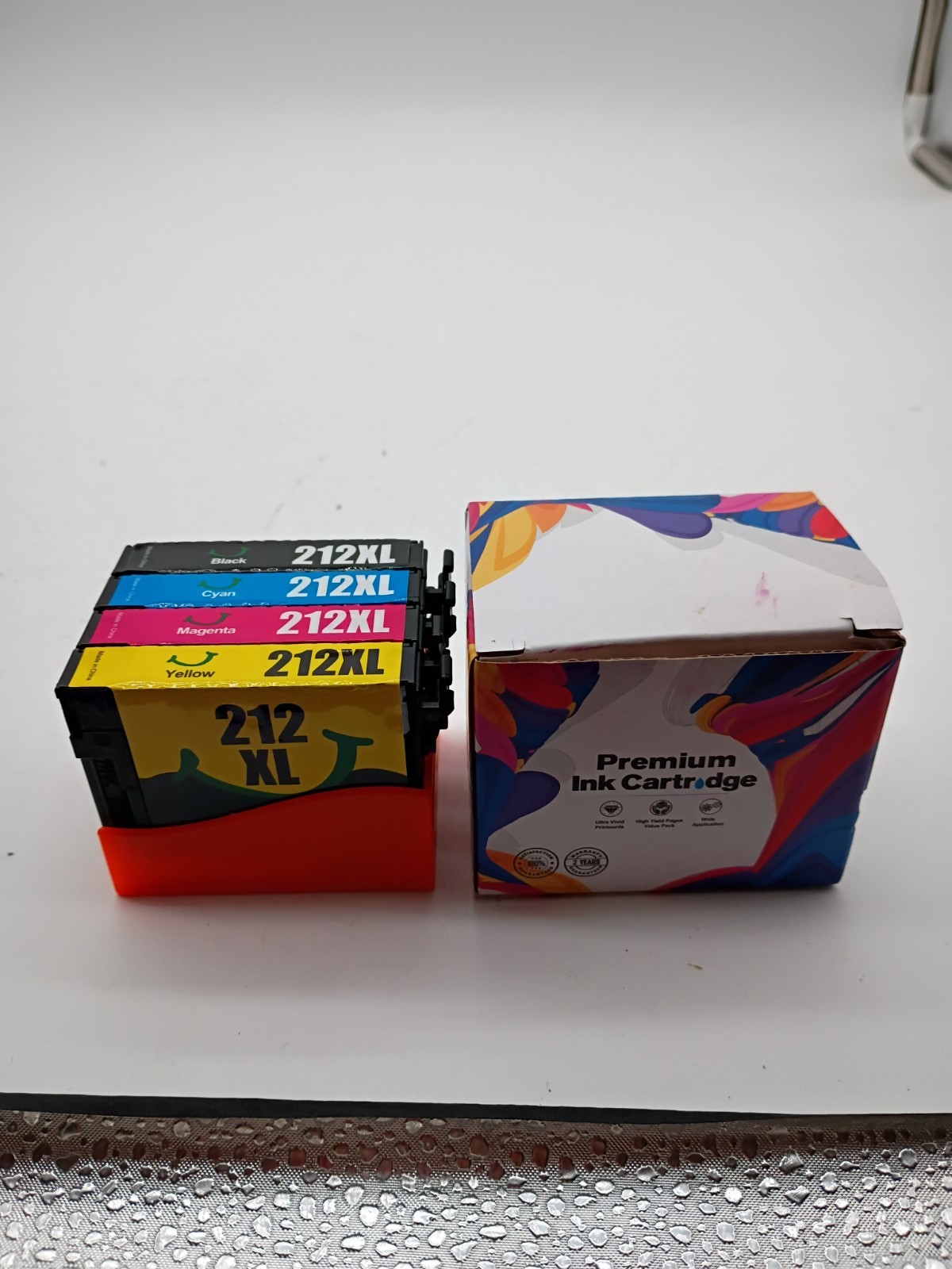 4 Premium Ink Cartridges Multi Color 212xl New