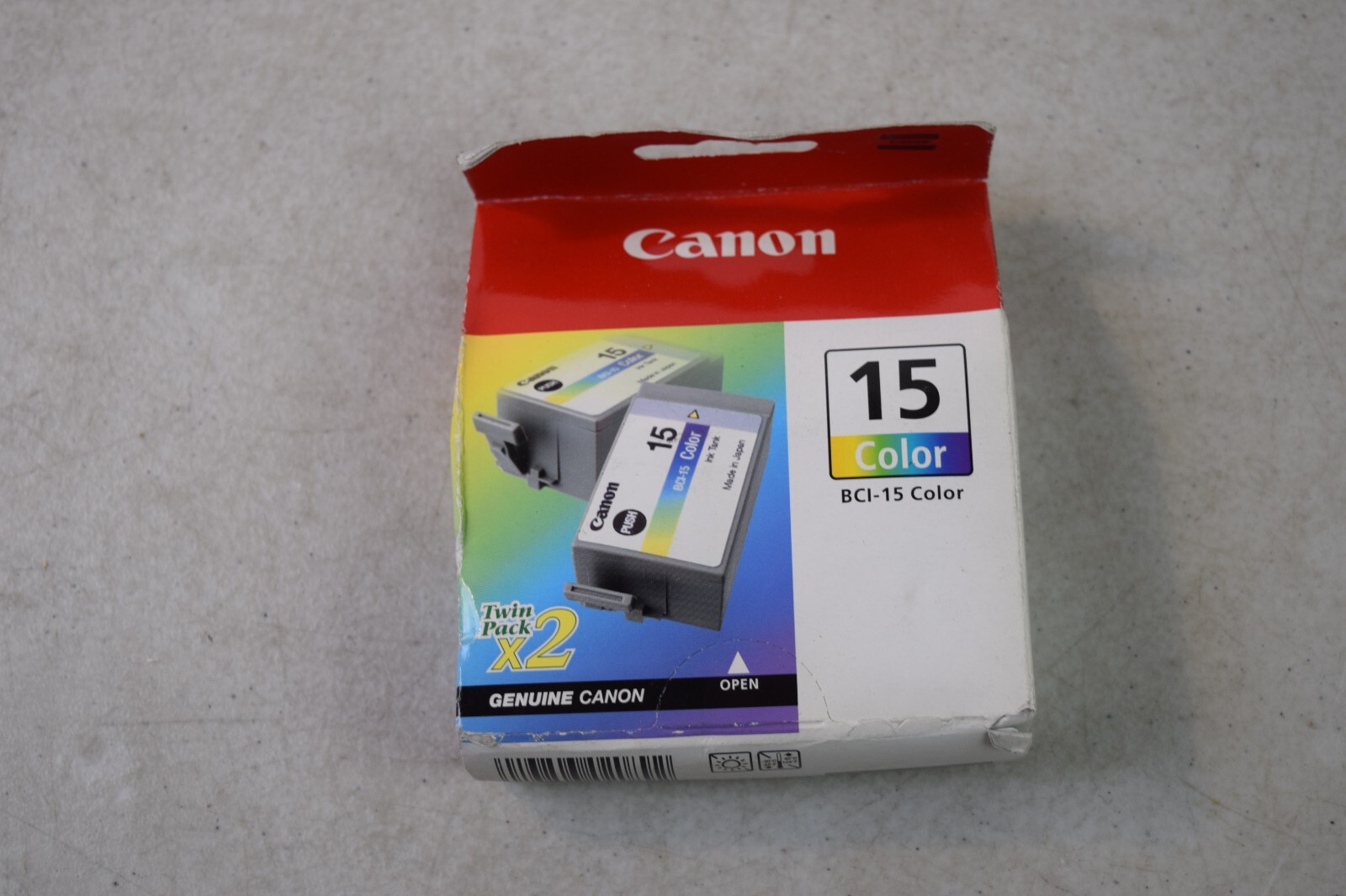 Canon BCI-15 Color Twin Pack Printer Ink