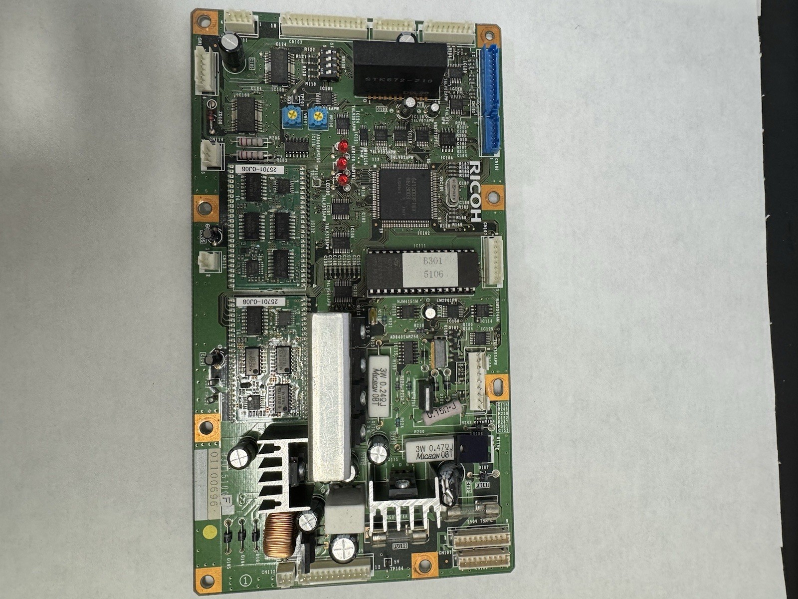 B301510-1A Ricoh Control Power Board Engine PCB