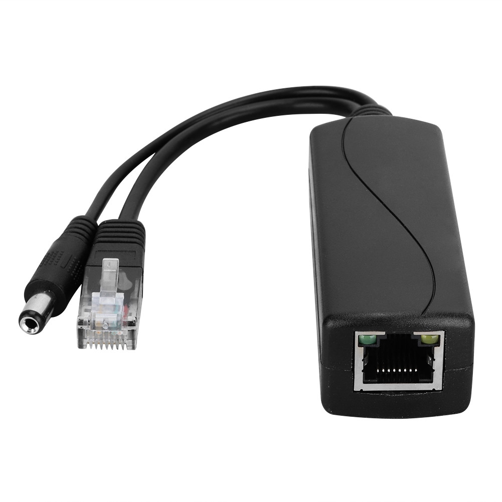 48V To 12V POE Connectors Adapter Cable Splitter For