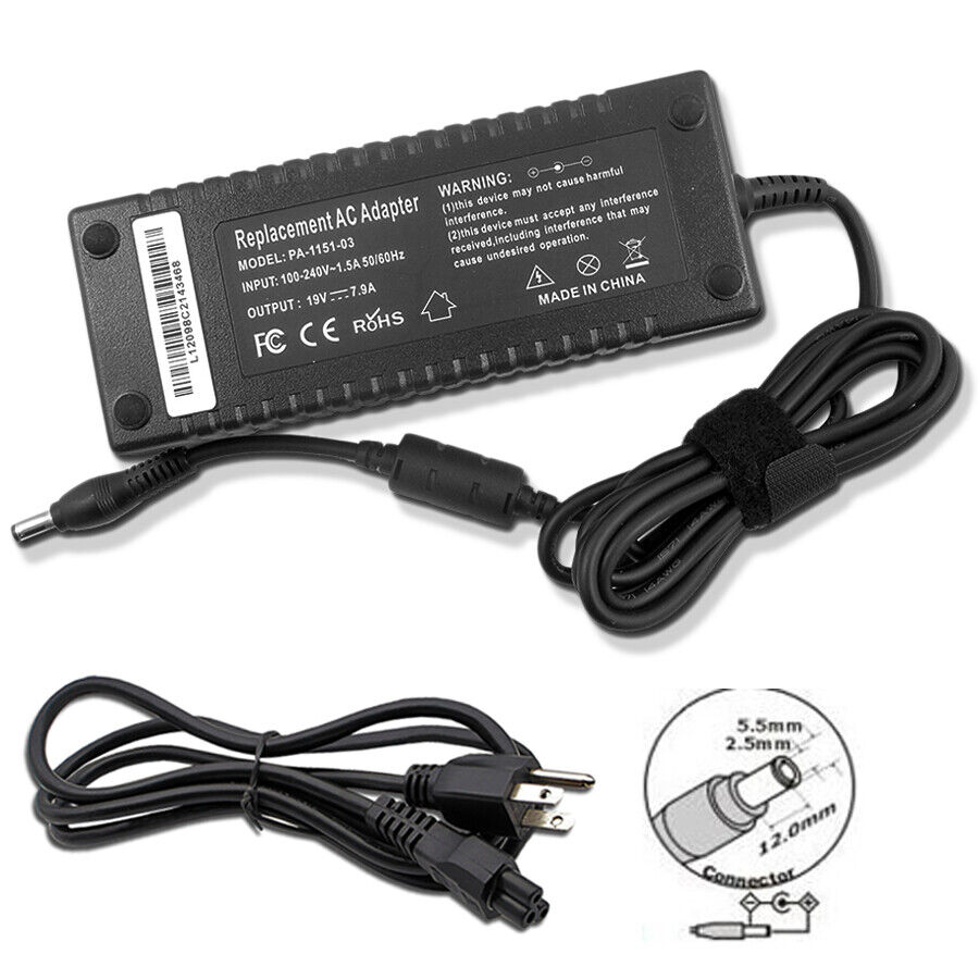 150W 19V 7.9A AC Adapter Battery Charger for ASUS G74S G74SX VX7 Power Supply