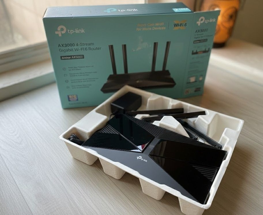 TP-Link Archer AX3000 Dual-Band Wi-Fi 6 Router - Gigabit Speed & Ultra Low Laten