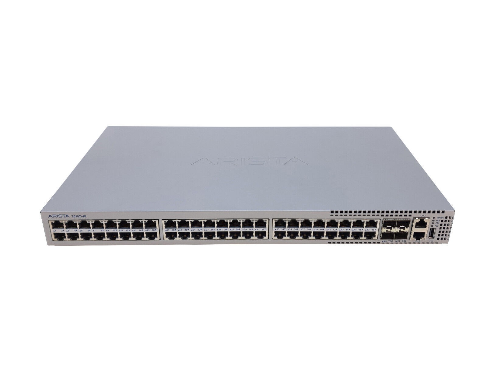 Arista 48 Port Gigabit Switch 4x 10GbE SFP+ Rear-to-Front Airflow DCS-7010T-48