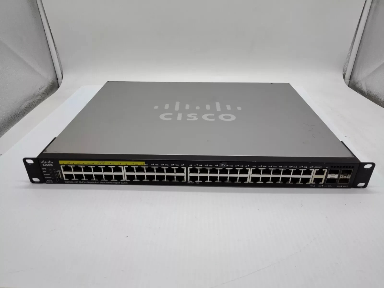 Cisco SG550X-48P-K9 48-Port Gigabit PoE Stackable Managed Switch